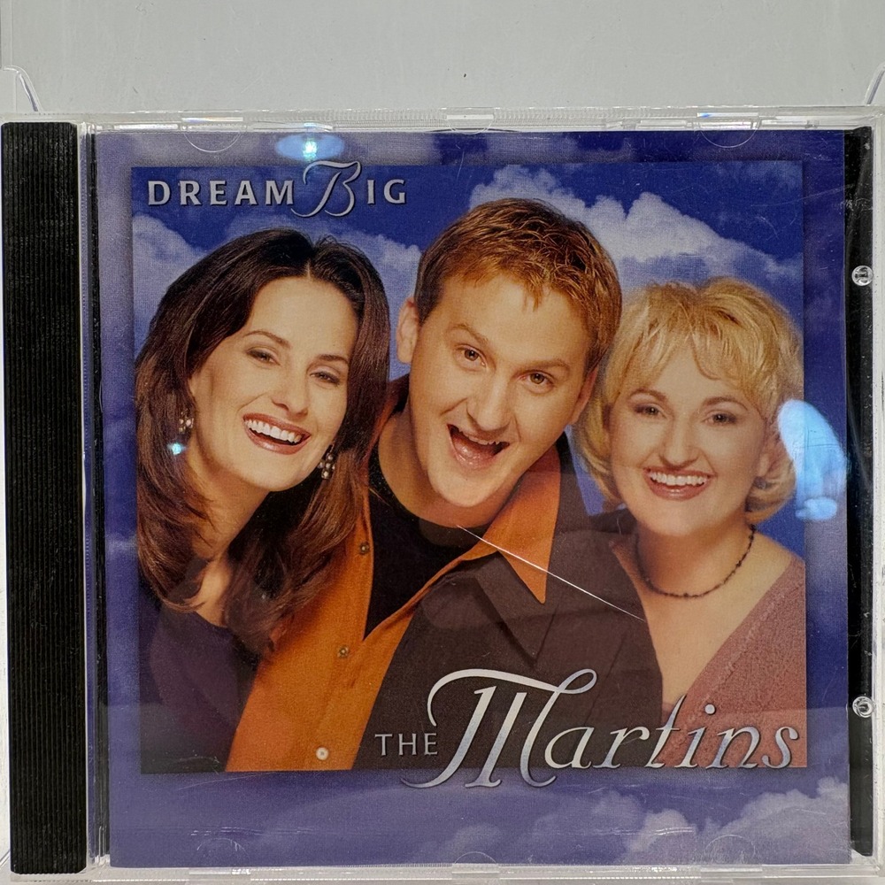 The Martins Dream Big CD 1998 Spring Hill Music CCM‎ Southern Gospel D124911